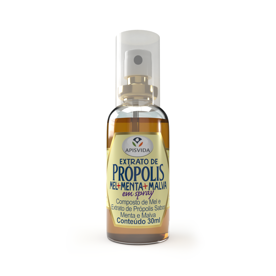 Spray de Pr&oacute;polis Verde com Menta e Malva